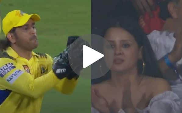 [Watch] Thakur Gets His Revenge On Mad Maxwell As Dhoni Delights Wife Sakshi With Calm Catch